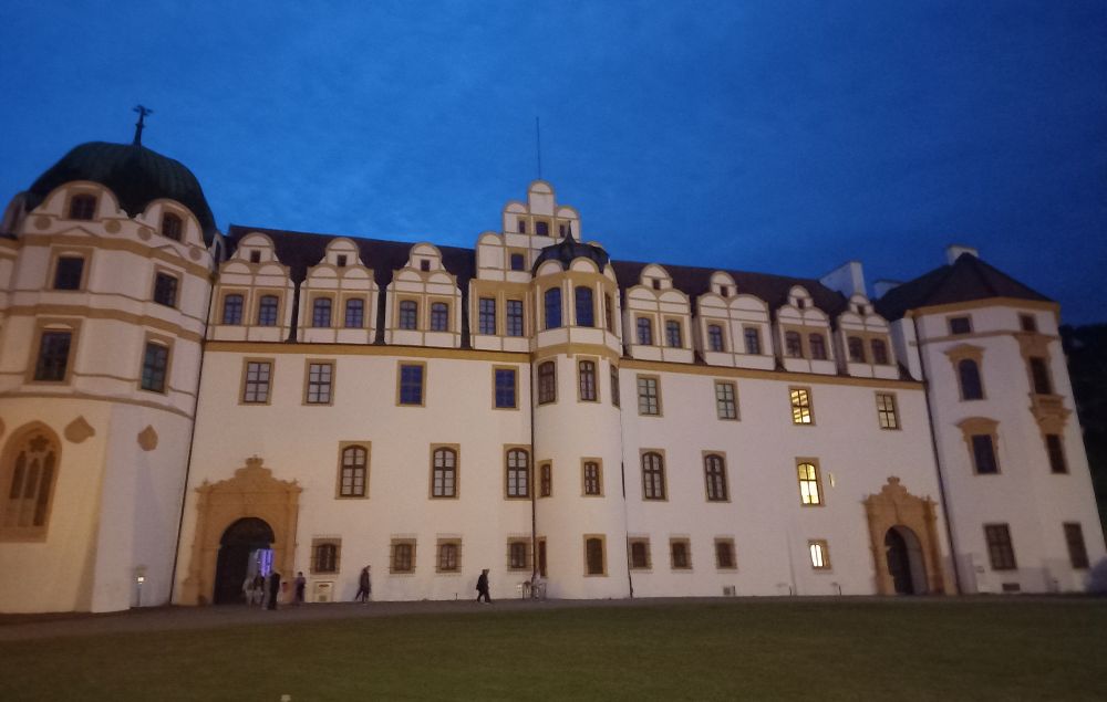 Schlosstheater Celle am Abend