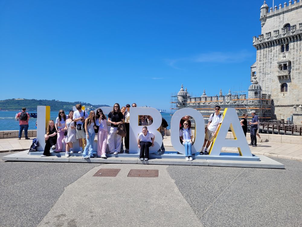 Teilnehmer der Erasmus-AG in Lissabon