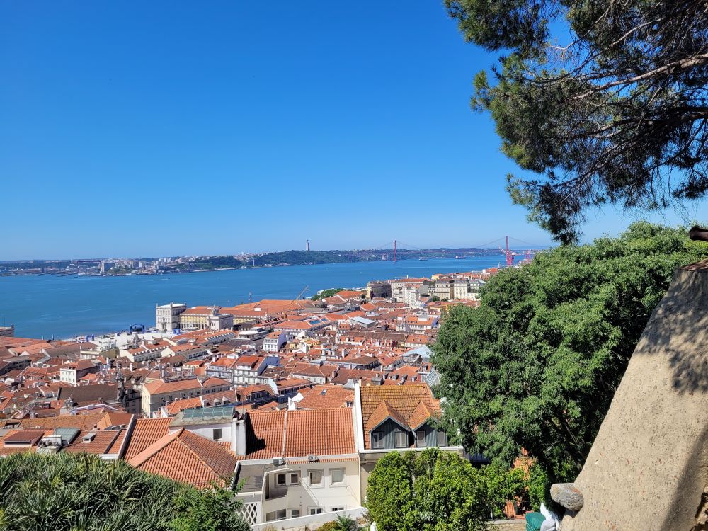 Blick über Lissabon