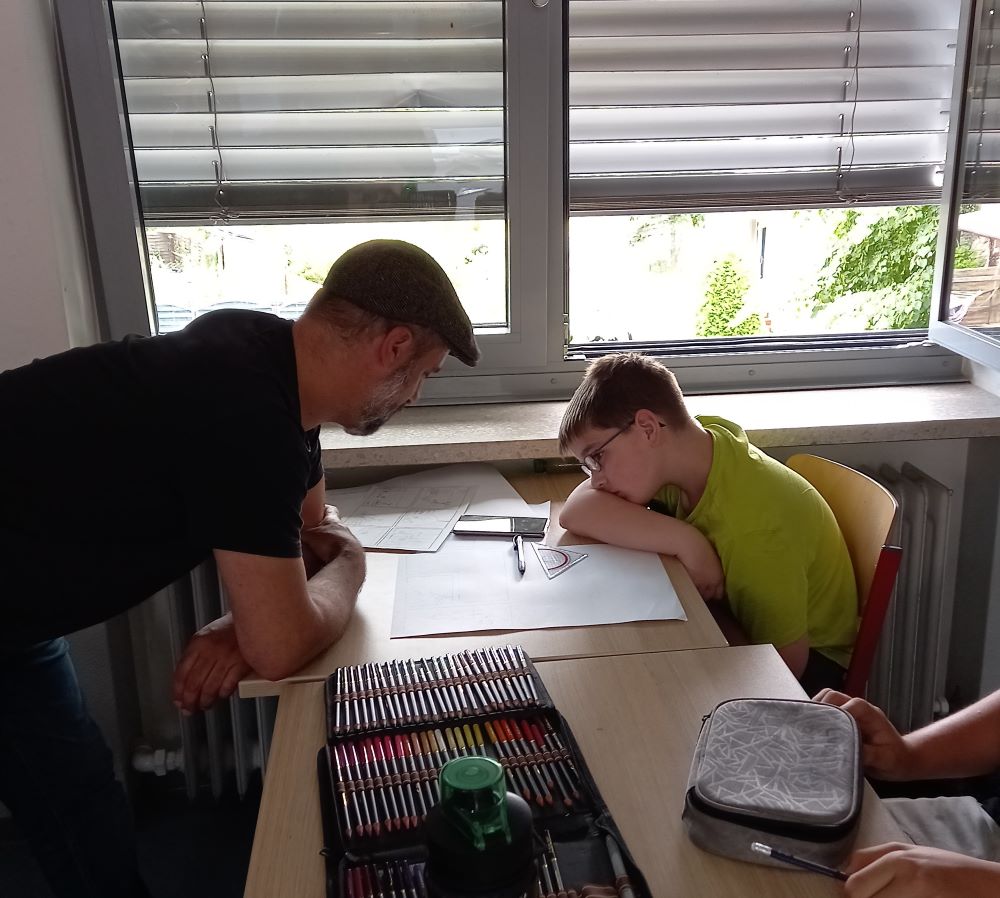 Krea-tief beim Comicworkshop