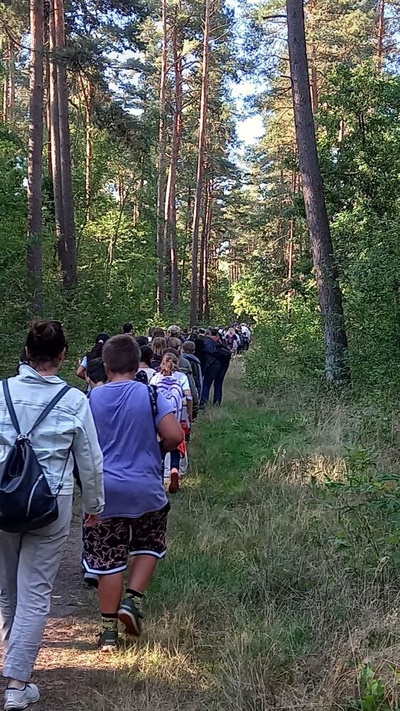 Schüler*innen der fünften Klassen beim Jahrgangsausflug