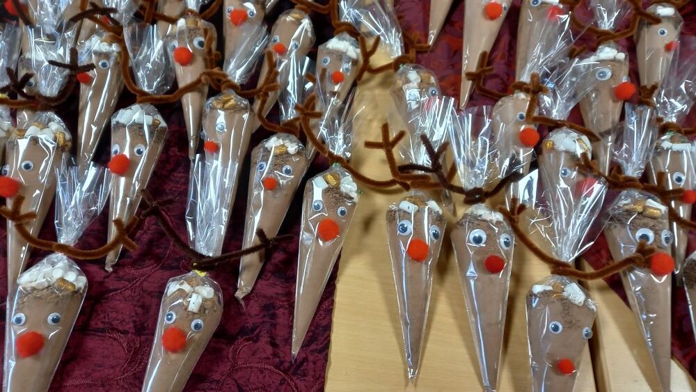 Kakaotütchen auf den Adventsbasar