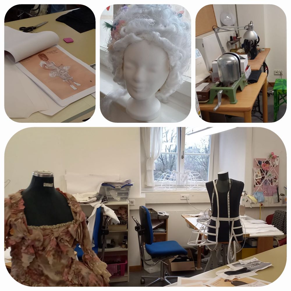 Werkstatt der Kostümbildner im Celler Schlosstheater