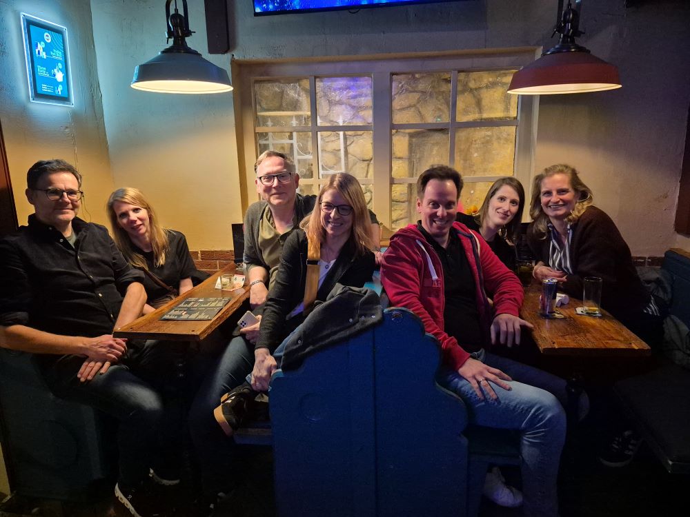 Kolleg*innen beim Ausflug nach Hildesheim