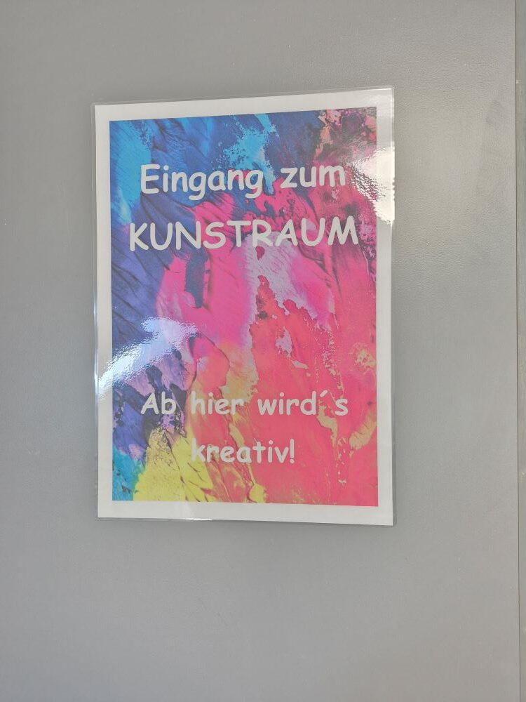 Eingang zum neuen Kunstraum