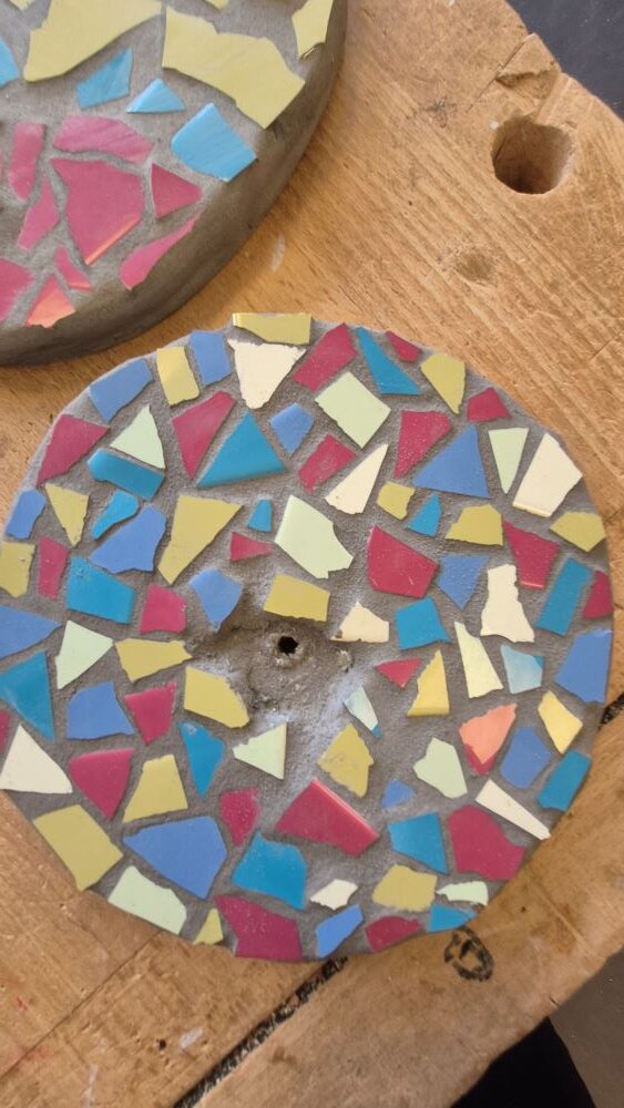 Beim Mosaikprojekt entstandenes Mosaik